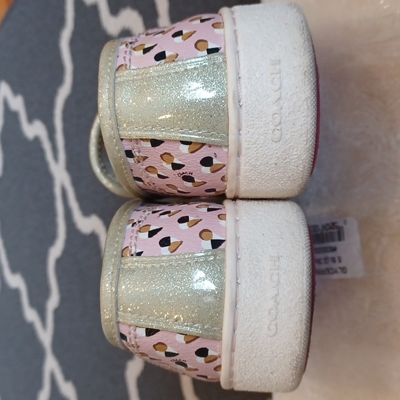 Coach Pink/Blush Heart Slip on Sneakers Women's 7 - Picture 7 of 16